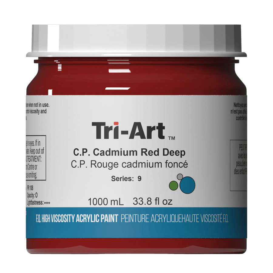 Tri-Art High Viscosity - C.P. Cadmium Red Deep-5