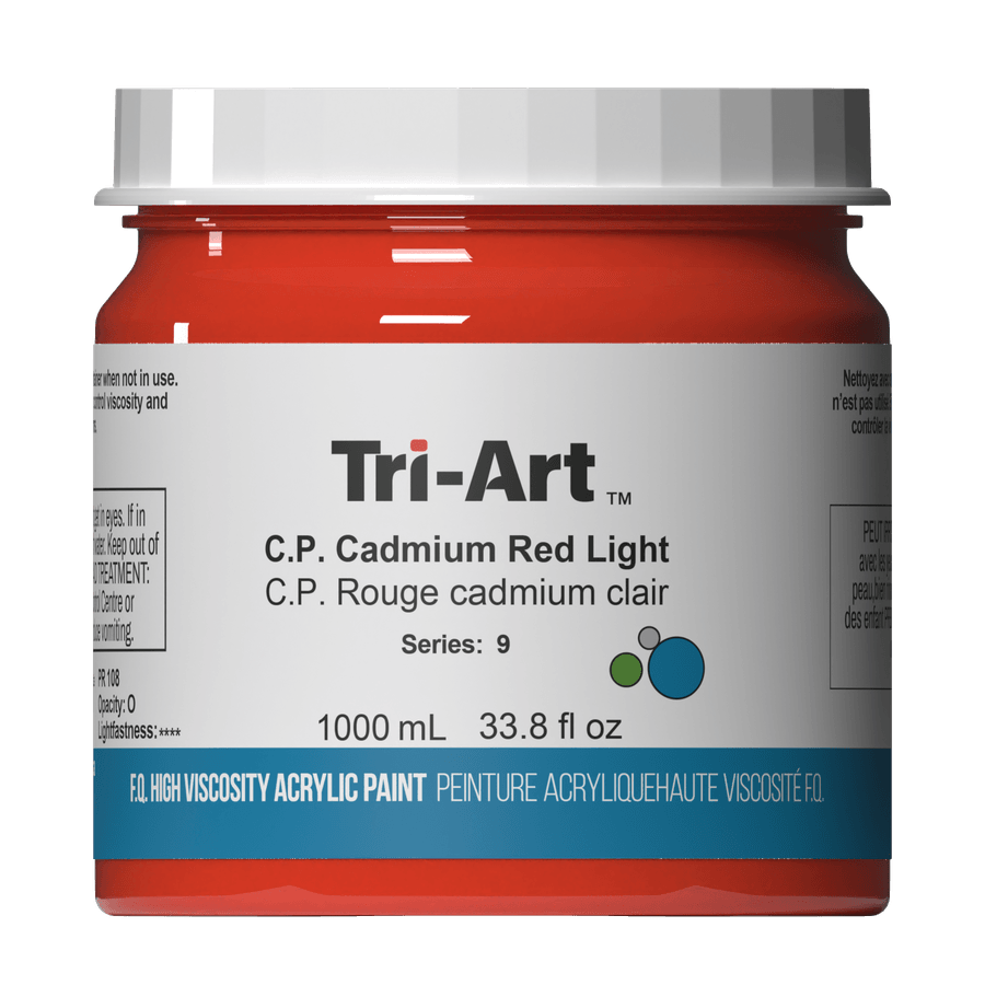 Tri-Art High Viscosity - C.P. Cadmium Red Light-5