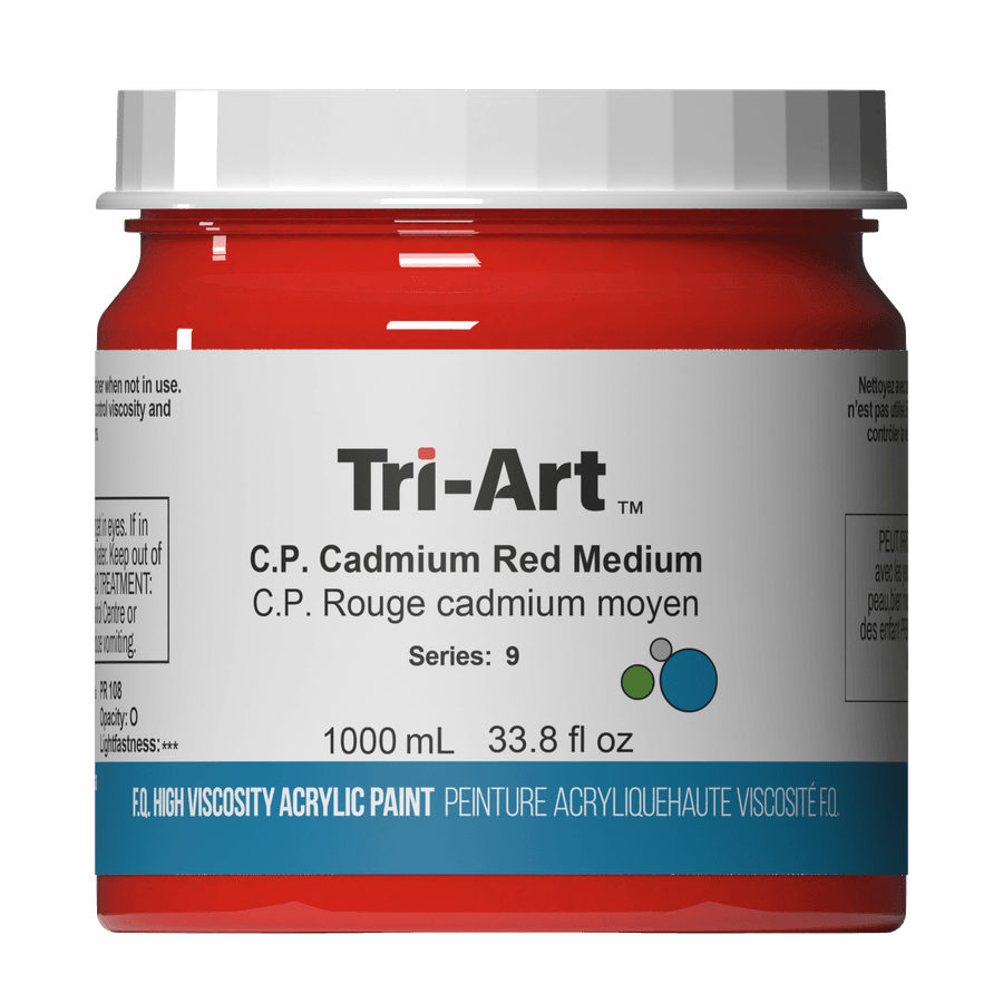Tri-Art High Viscosity - C.P. Cadmium Red Medium-5
