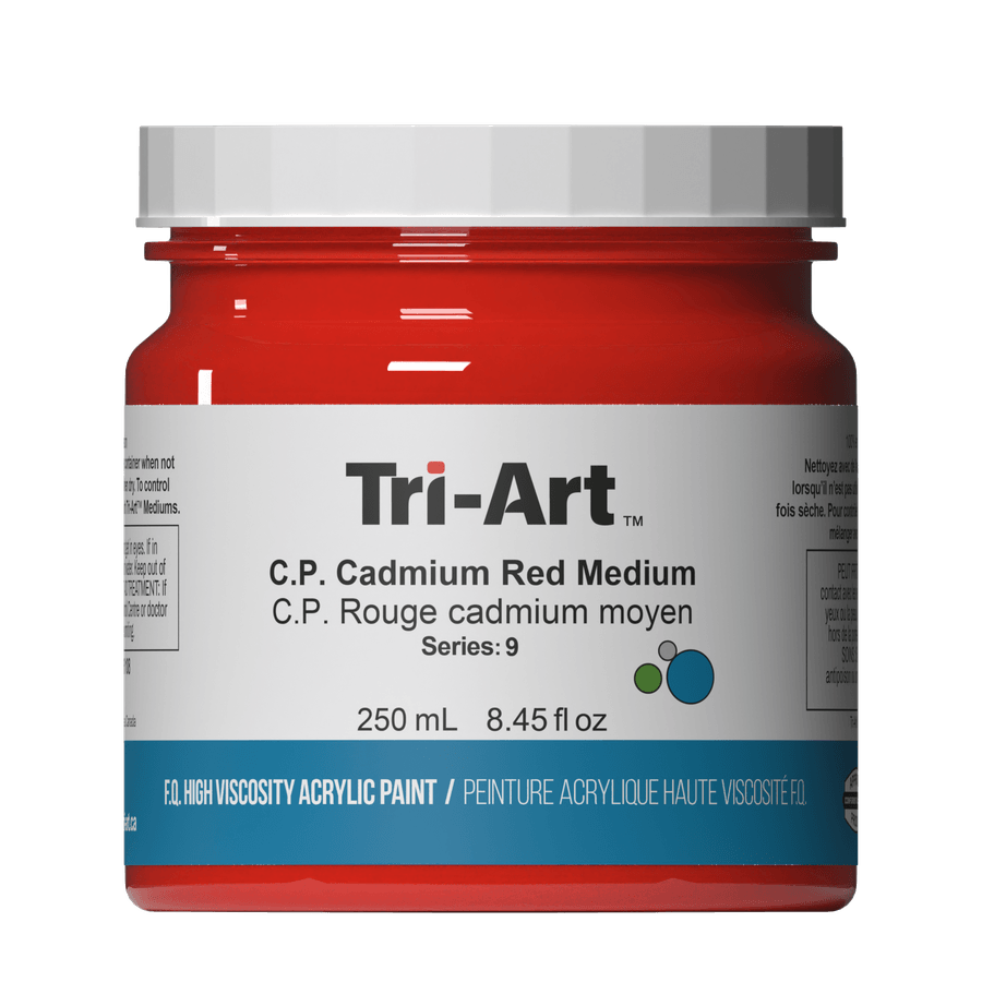 Tri-Art High Viscosity - C.P. Cadmium Red Medium-3
