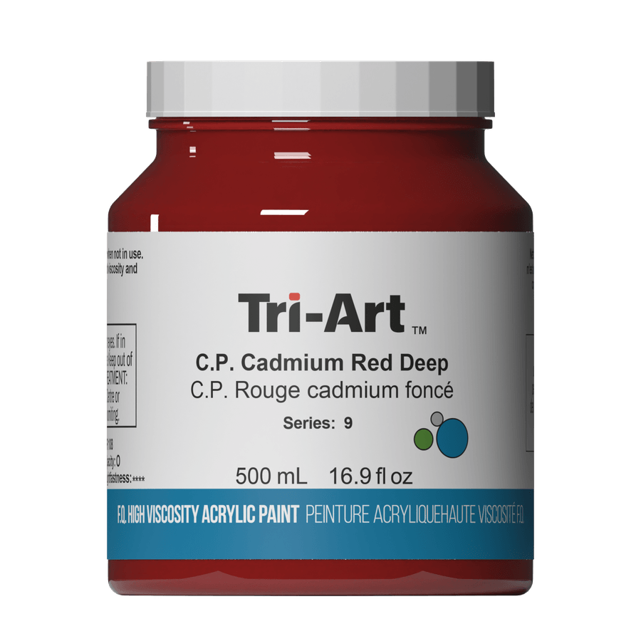 Tri-Art High Viscosity - C.P. Cadmium Red Deep-4