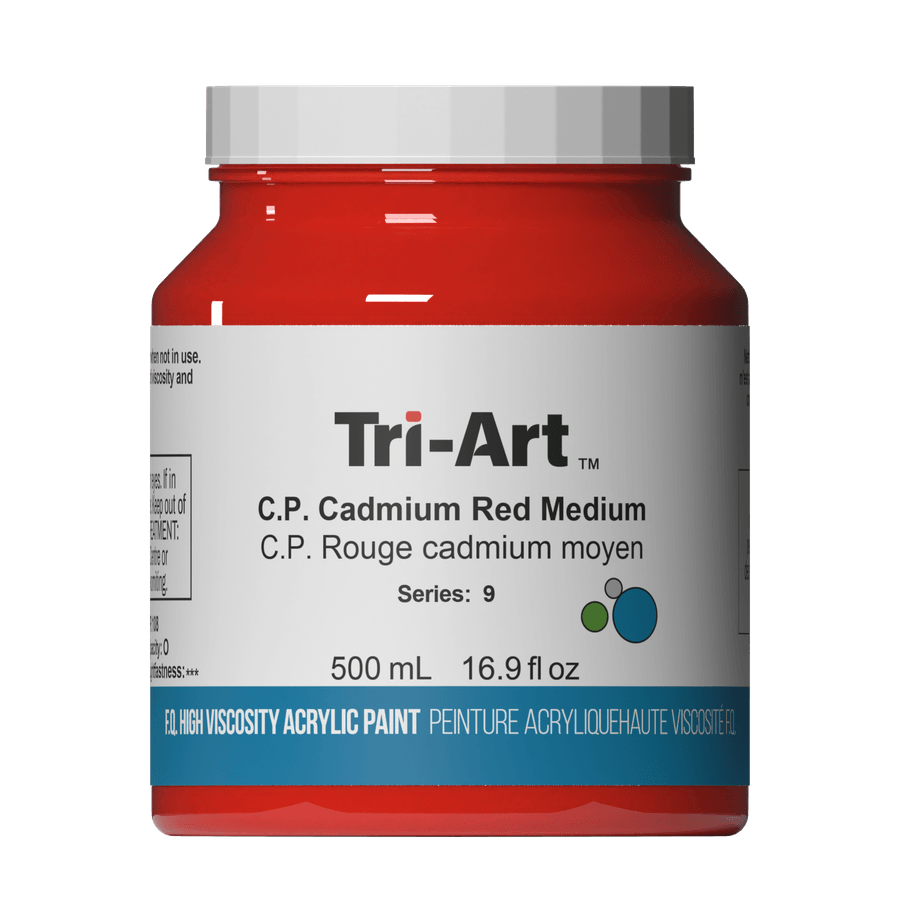 Tri-Art High Viscosity - C.P. Cadmium Red Medium-4